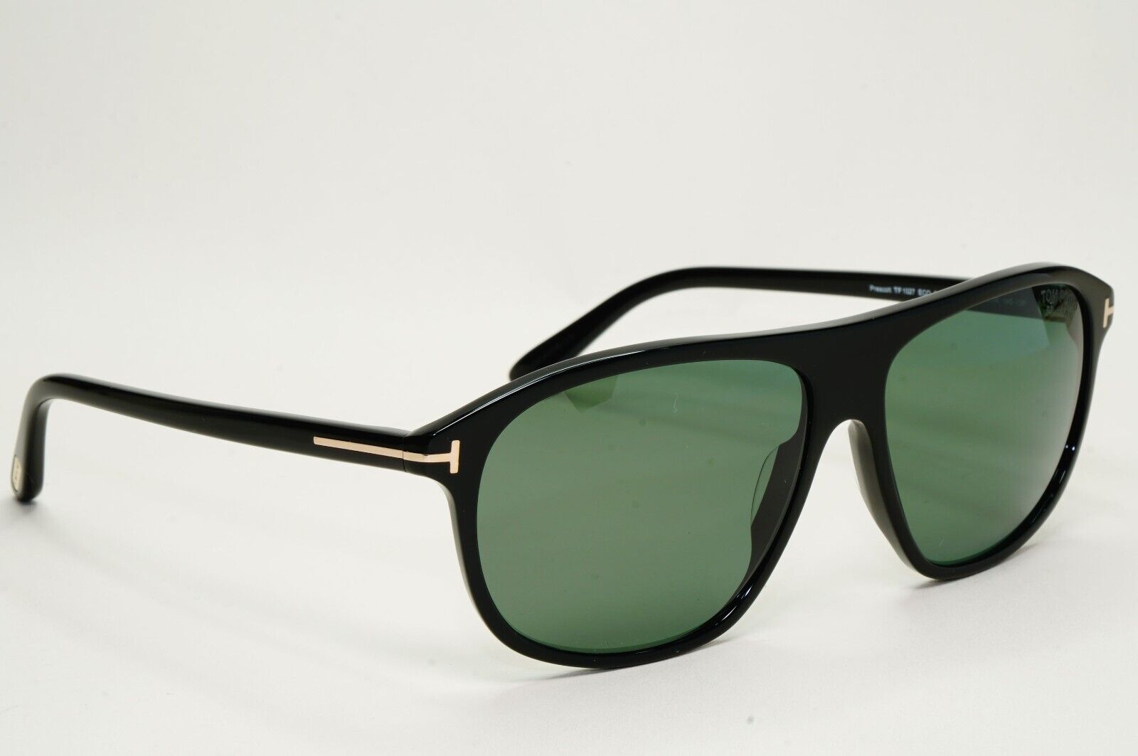 Tom Ford Sunglasses Prescott Polarised Black Green Square FT1027 TF 1027 01R