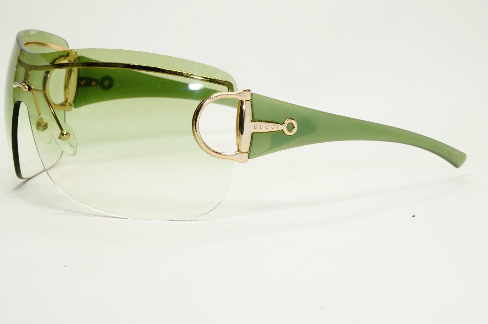 Gucci Sunglasses 2006 Vintage Green Transparent Horsebit GG 2711/S Z8C 291024