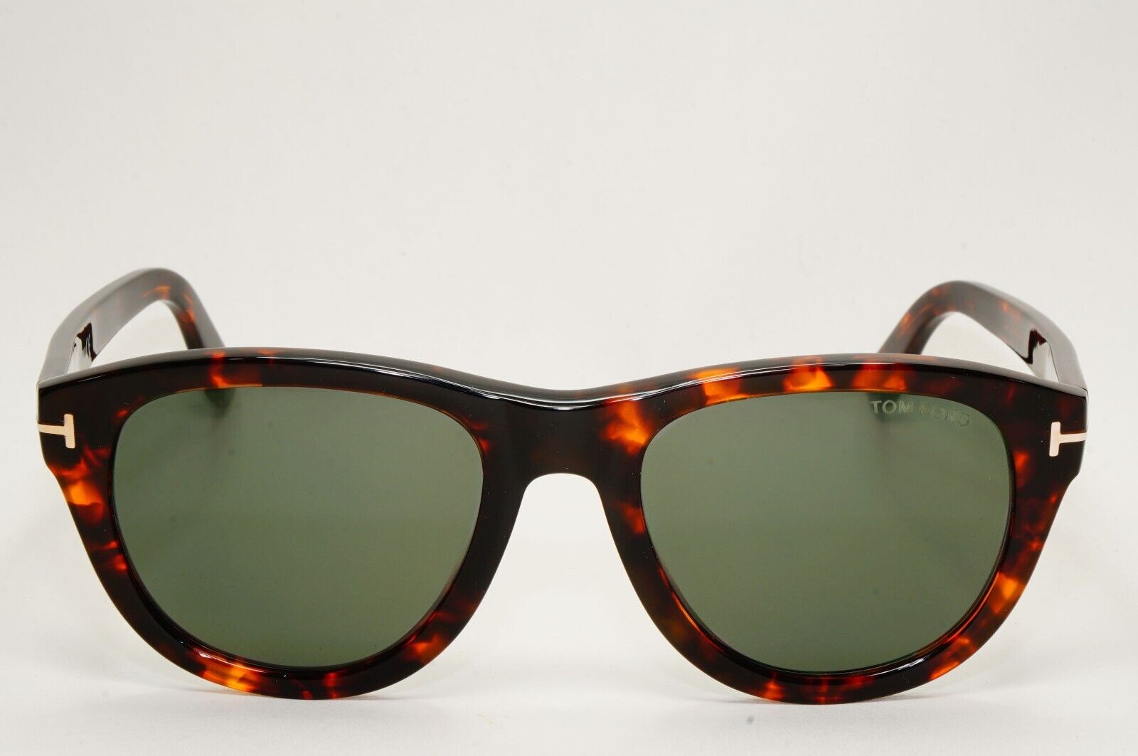 Tom Ford Sunglasses Benedict Brown Tortoiseshell Green FT0520 TF 520 52N [A]