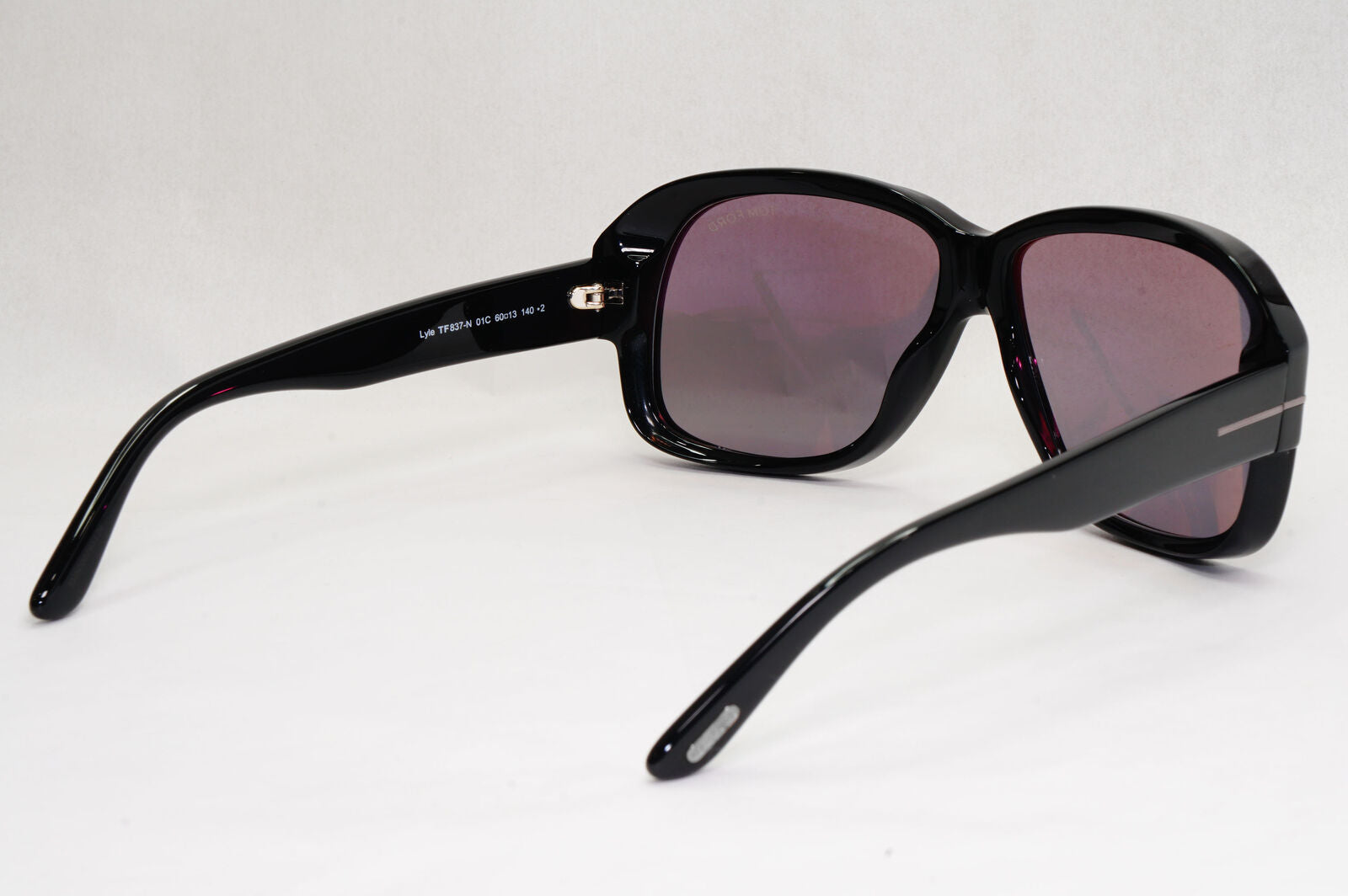 Tom Ford Sunglasses Black Lyle Grey Square Large FT0837 TF 837-N  01C 60mm