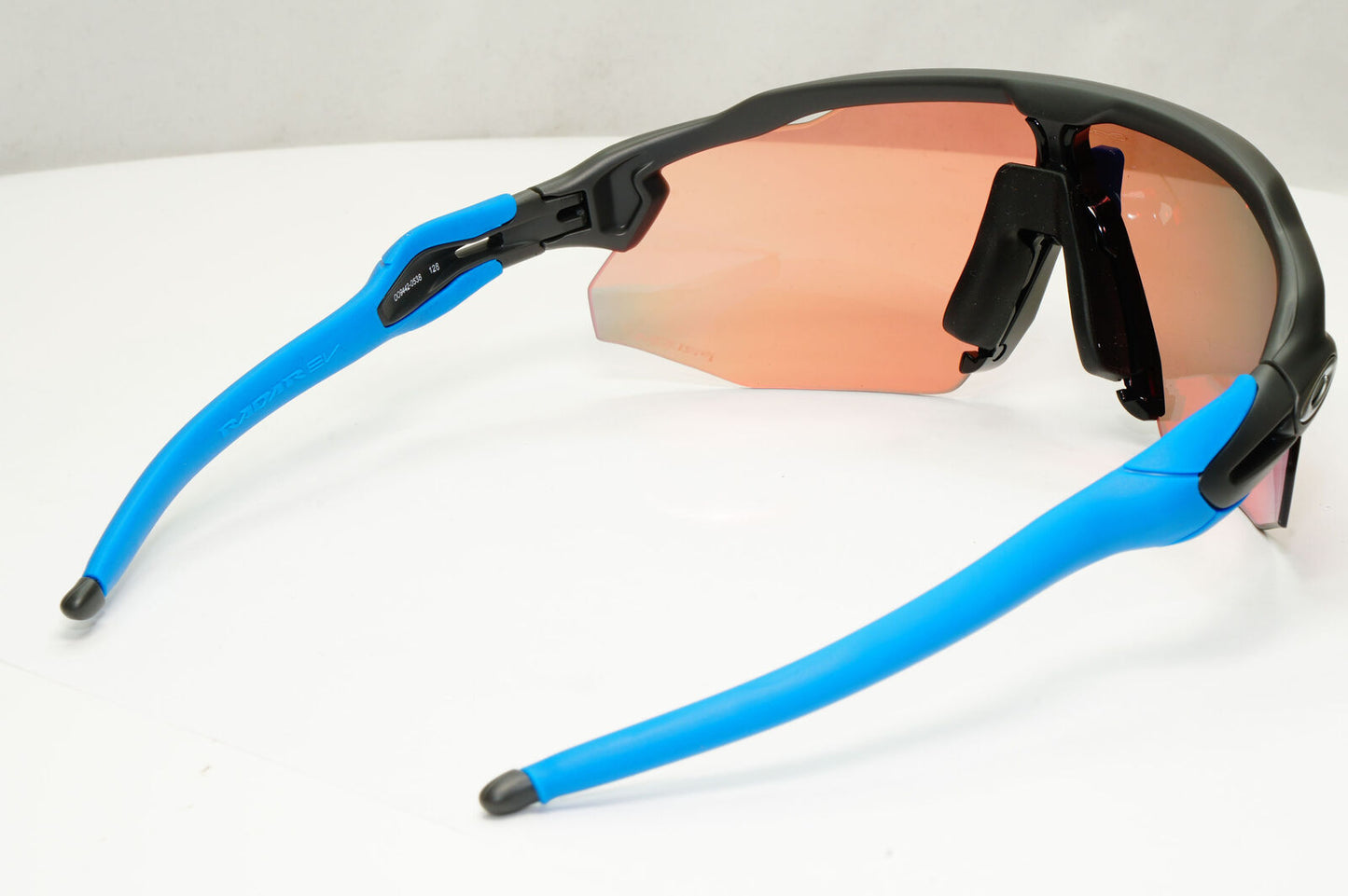 Oakley Radar EV Advacer Sunglasses Black Blue Mirror Orange Prizm OO 9442 0538