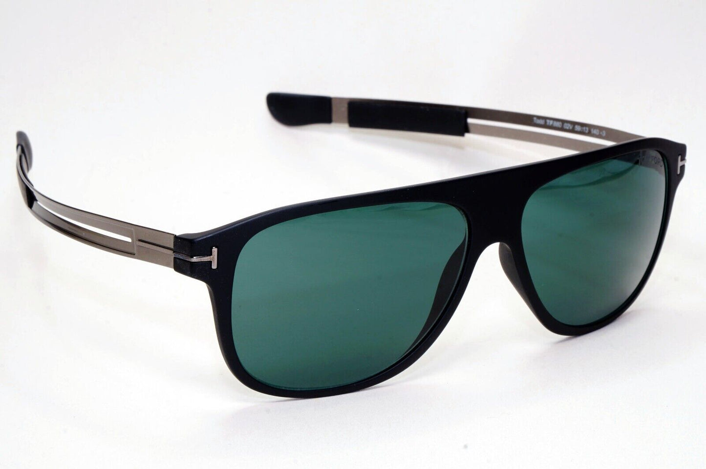 Tom Ford Sunglasses Todd Black Dark Green Gunmetal Pilot FT0880 TF 880 02V