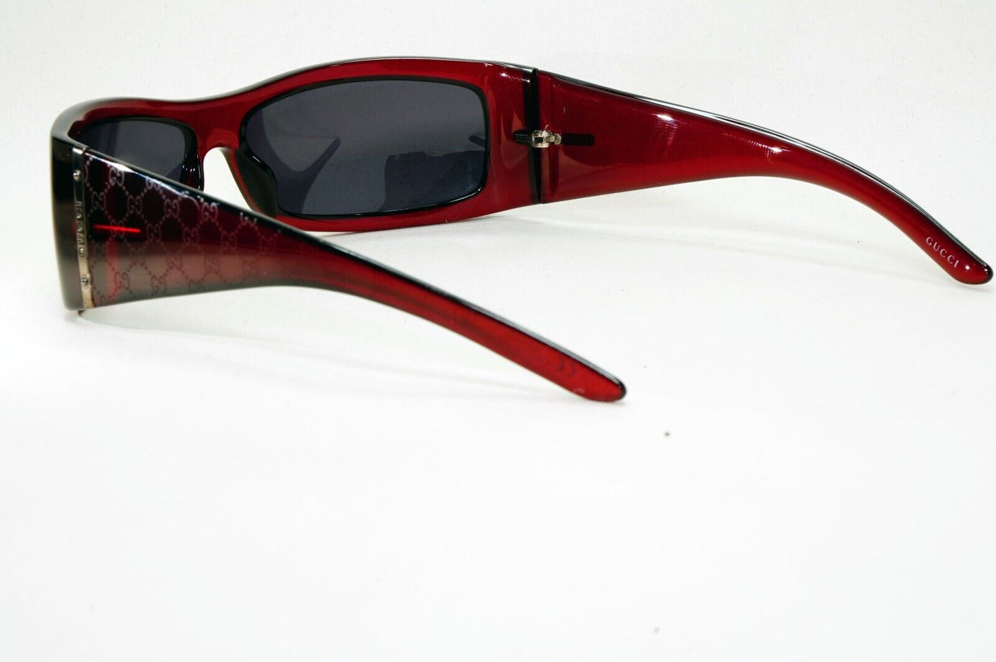 Gucci Sunglasses 2004 Vintage Monogram Dark Red Black GG 1564/S RECL3 291024