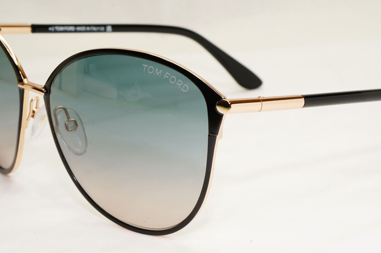 Tom Ford Sunglasses Penelope Black Gold Teal Blue Grey FT0320 TF 320 28B [A]