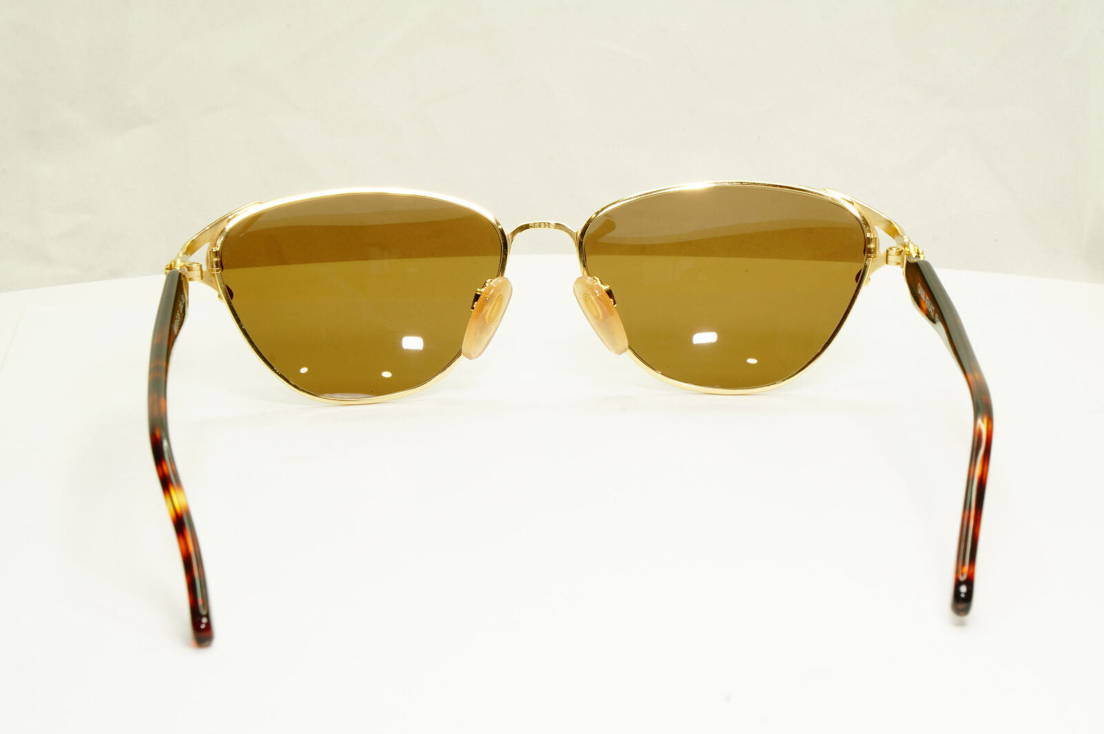 Gianni Versace 1995 Vintage Gold Medusa Brown Retro Sunglasses MOD G35 COL 03L A