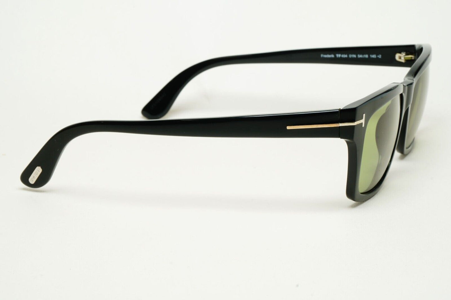 Tom Ford Sunglasses Frederik Black Glossy Green Square FT0494 TF 494 01N