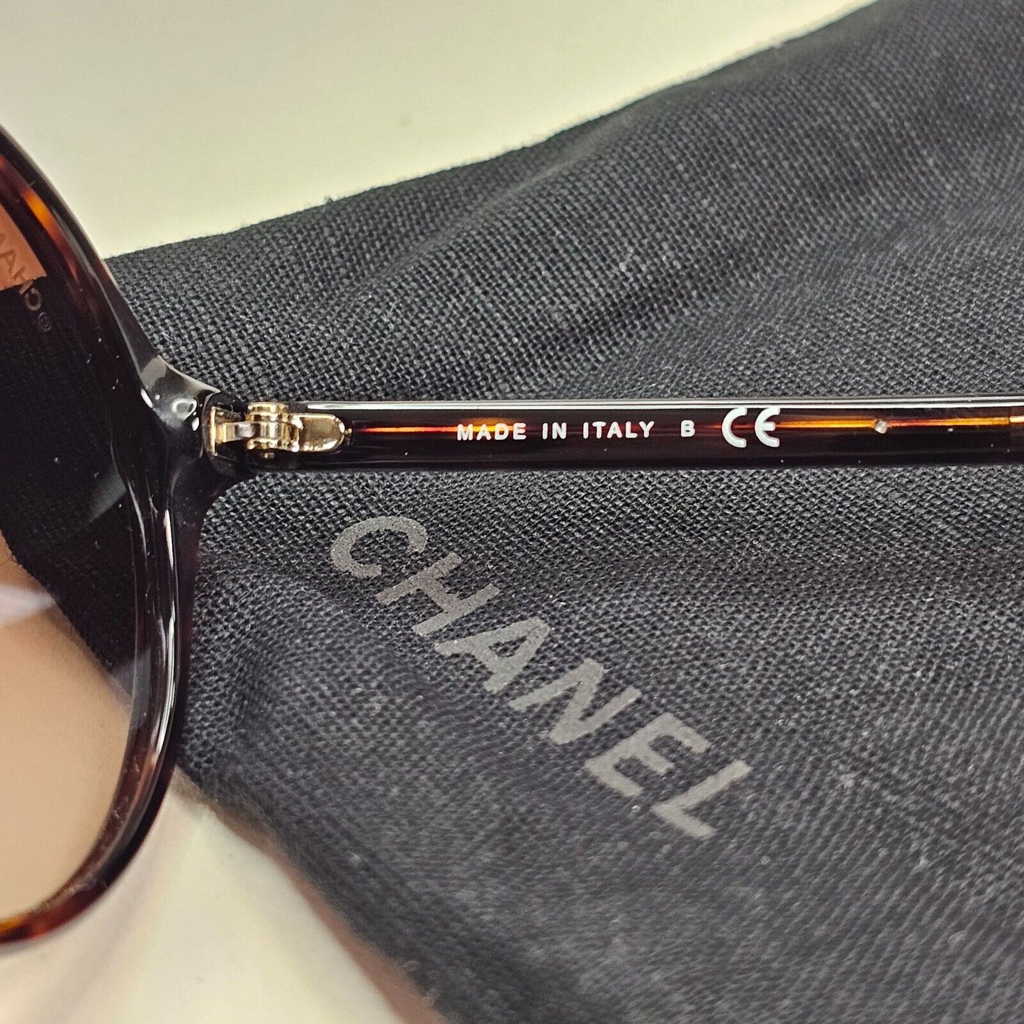 Chanel Sunglasses Pearl Brown Tortoiseshell Gradient Round 5391-H c.714/S5