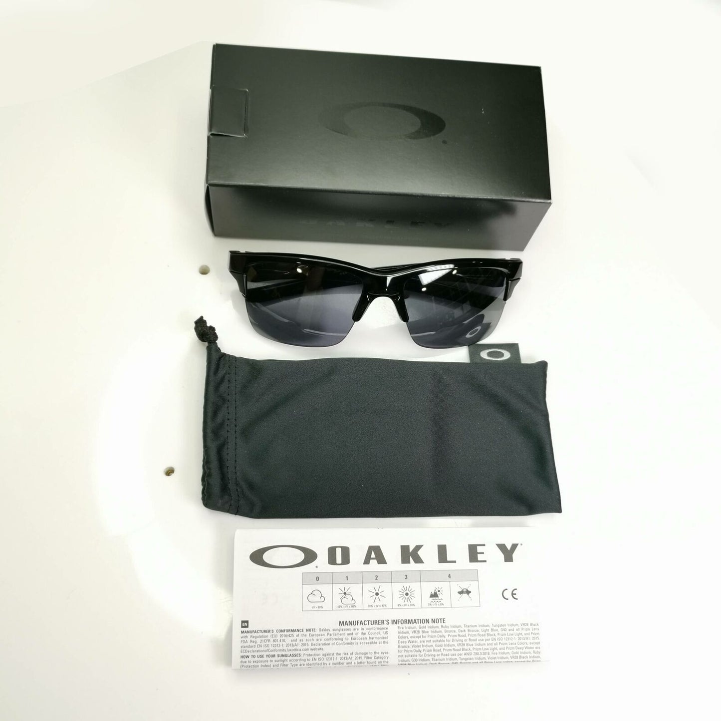 Authentic Oakley Mens Black Polished Iridium Sunglasses Thinklink OO9316 03 63mm