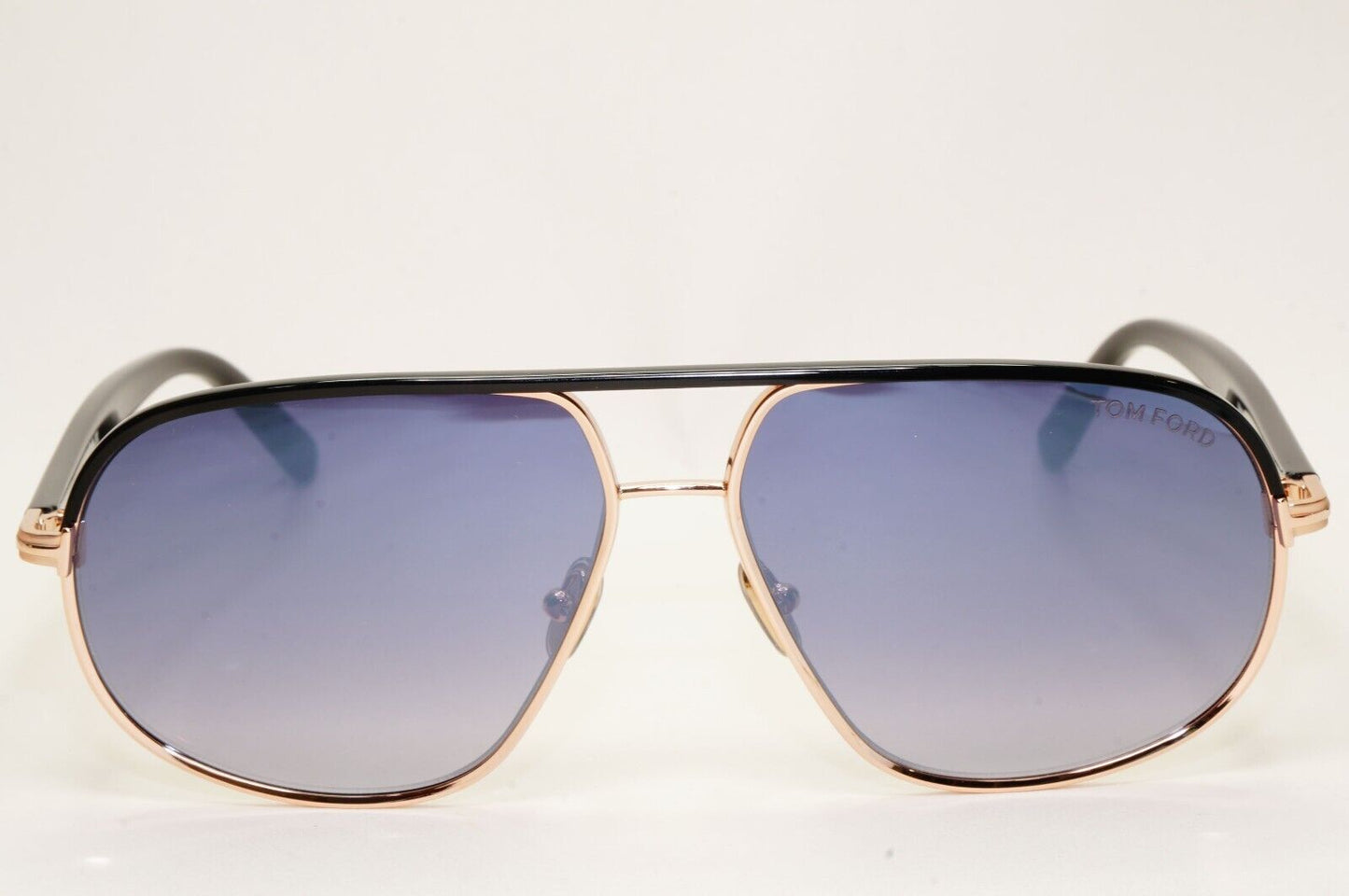 Tom Ford Sunglasses Maxwell Pilot Gold Black Blue Gradient FT1019 TF 1019 28B