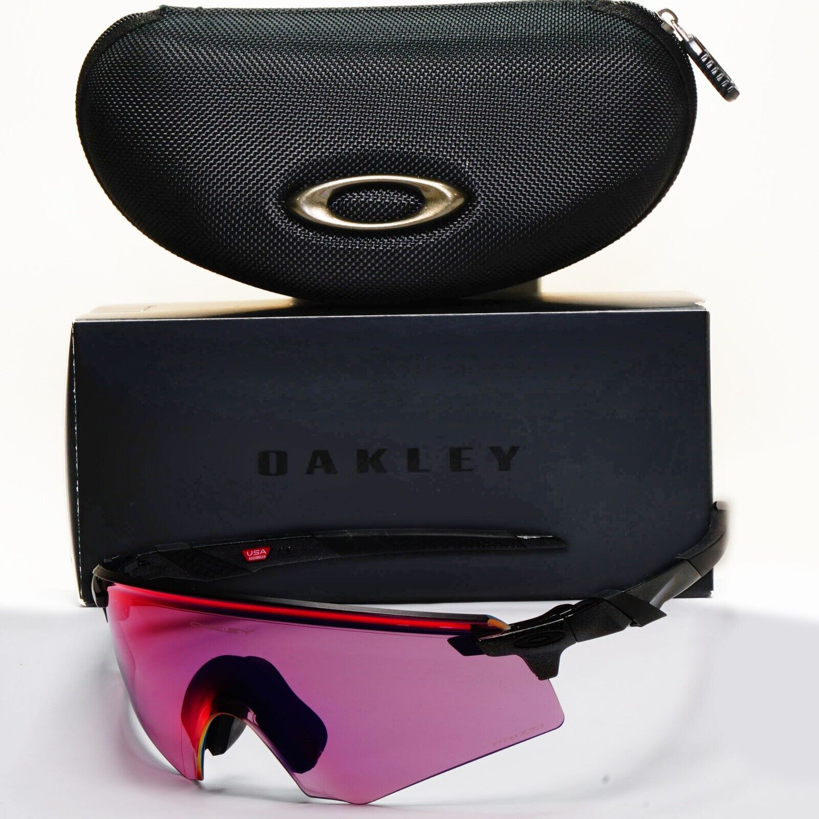 Oakley Sunglasses Encoder A Black Galaxy Prizm Road Cycling Shield OO 9472F 08