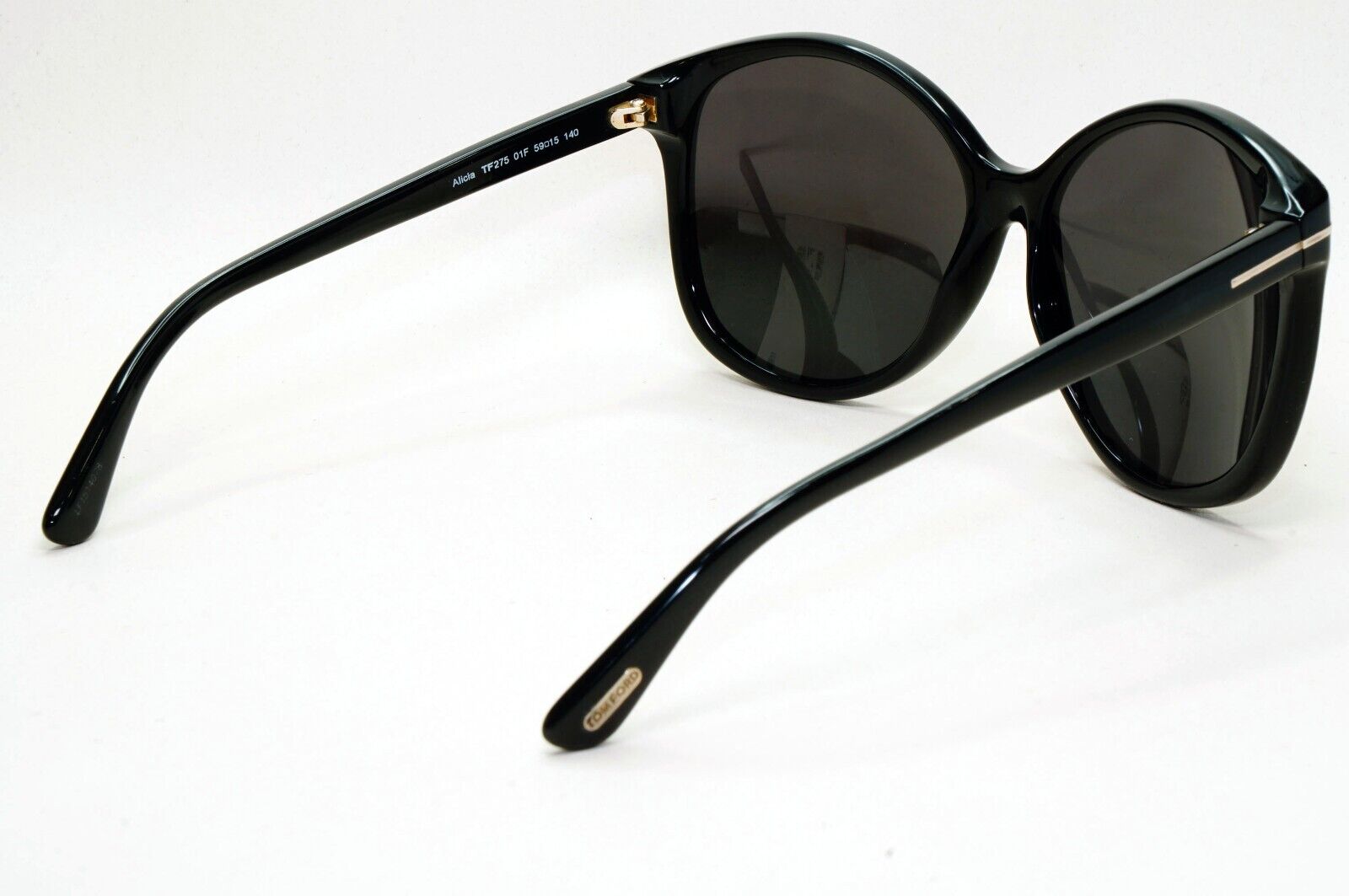 Tom Ford Sunglasses 2012 Vintage Black Gold Square Alicia TF 275 01F 301024