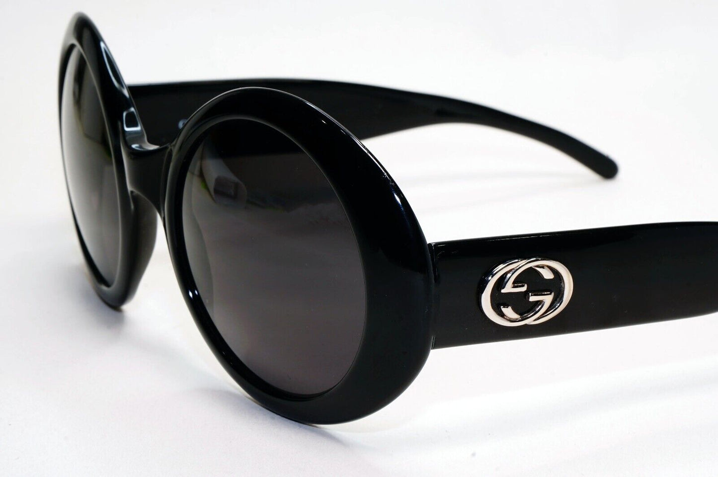 Gucci Sunglasses 1996 Vintage  Black Round Retro GG 2401/N/S 807 55mm 280924