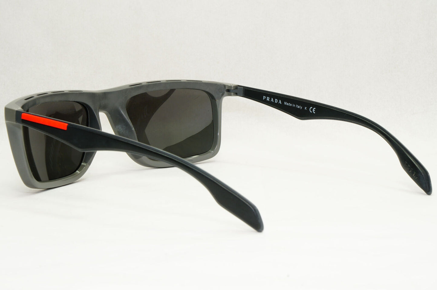 Prada Sunglasses 2015 Black Square Grey Slice PS02PS SPS 02P SL9-1A1 151223