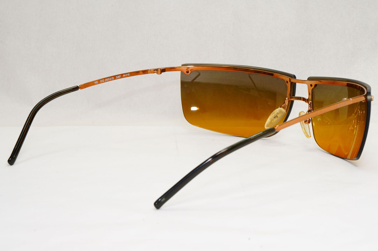 Gucci Sunglasses 2003 Vintage Bronze Brown Gradient Wrap GG 2653/S S8P 140124