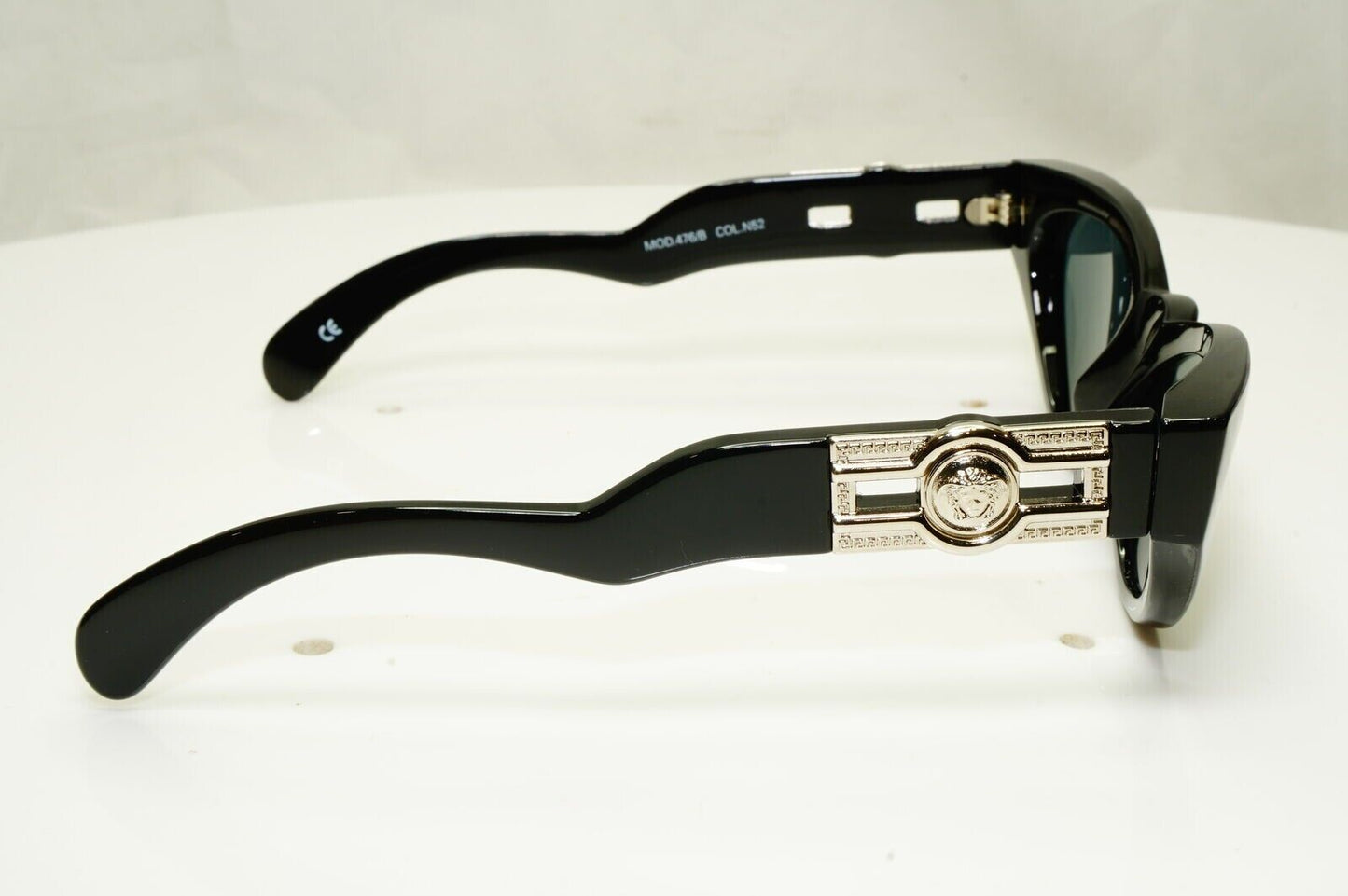 Gianni Versace Sunglasses 1996 Vintage Black Silver Medusa MOD 476/B COL N52