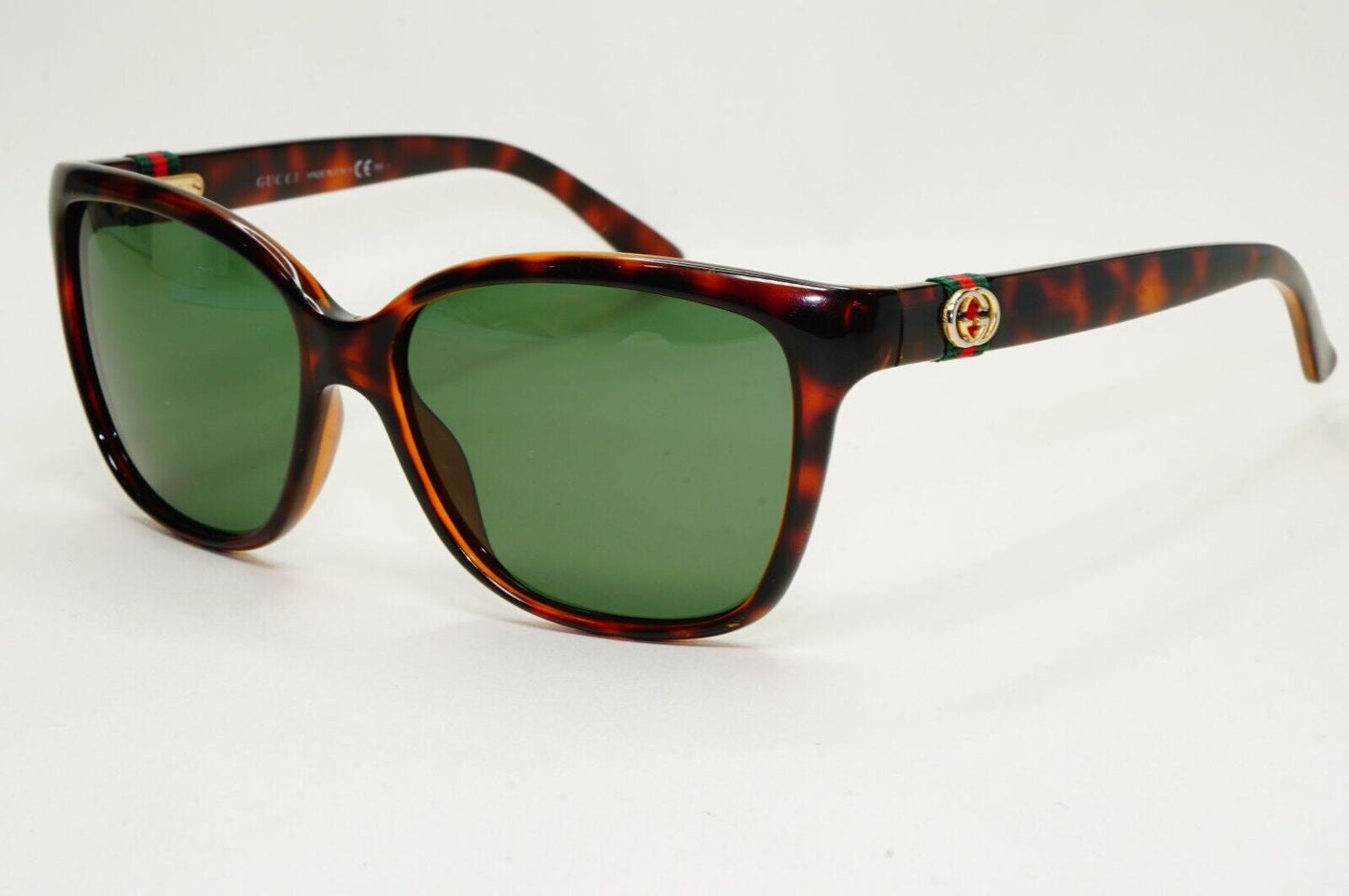 Gucci Sunglasses 2012 Vintage Ribbon Brown Green Red Gold GG 3645/S DWJHA 051124