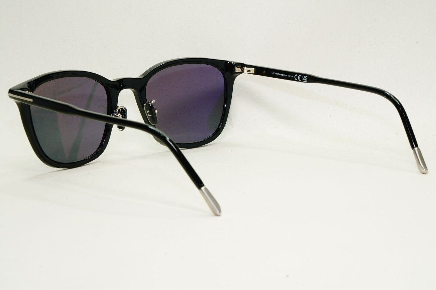 Tom Ford Sunglasses Black Polarised Grey Square FT0956-D TF 956-D 01D 52mm