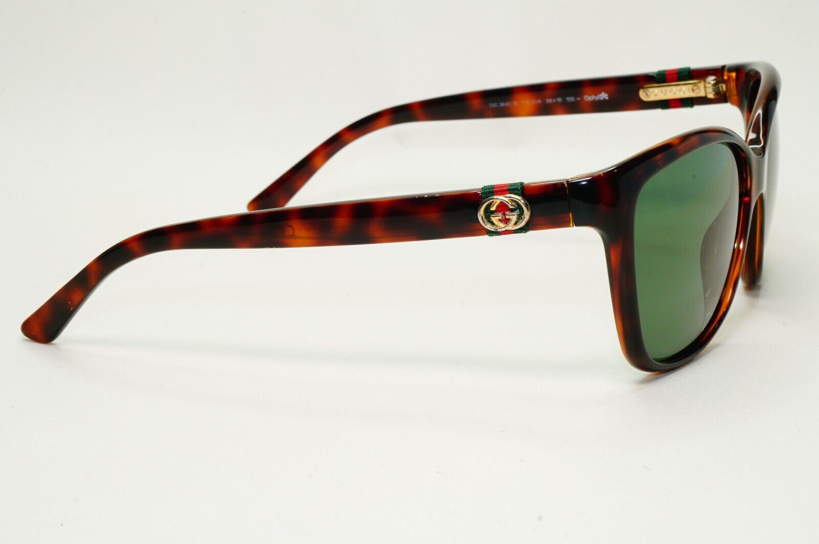 Gucci Sunglasses 2012 Vintage Ribbon Brown Green Red Gold GG 3645/S DWJHA 051124