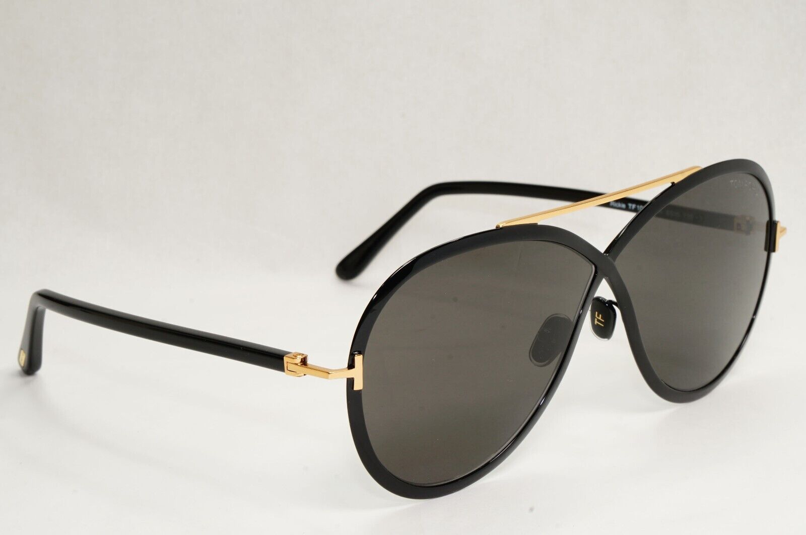 Tom Ford Sunglasses Rickie Black Gold Grey Pilot Unisex FT1007 TF 1007 01A 65mm