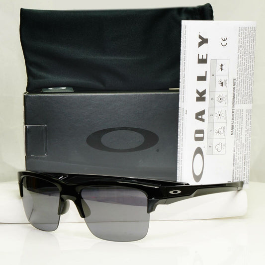 Authentic Oakley Mens Black Polished Iridium Sunglasses Thinklink OO9316 03 63mm