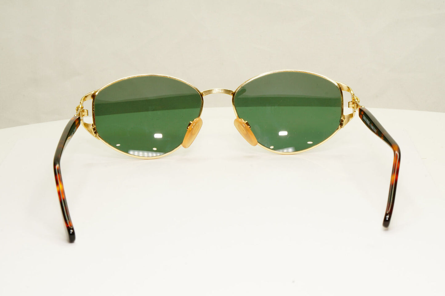 Gianni Versace 1995 Vintage Gold Medusa Green Brown Sunglasses MOD G40 COL 03L A