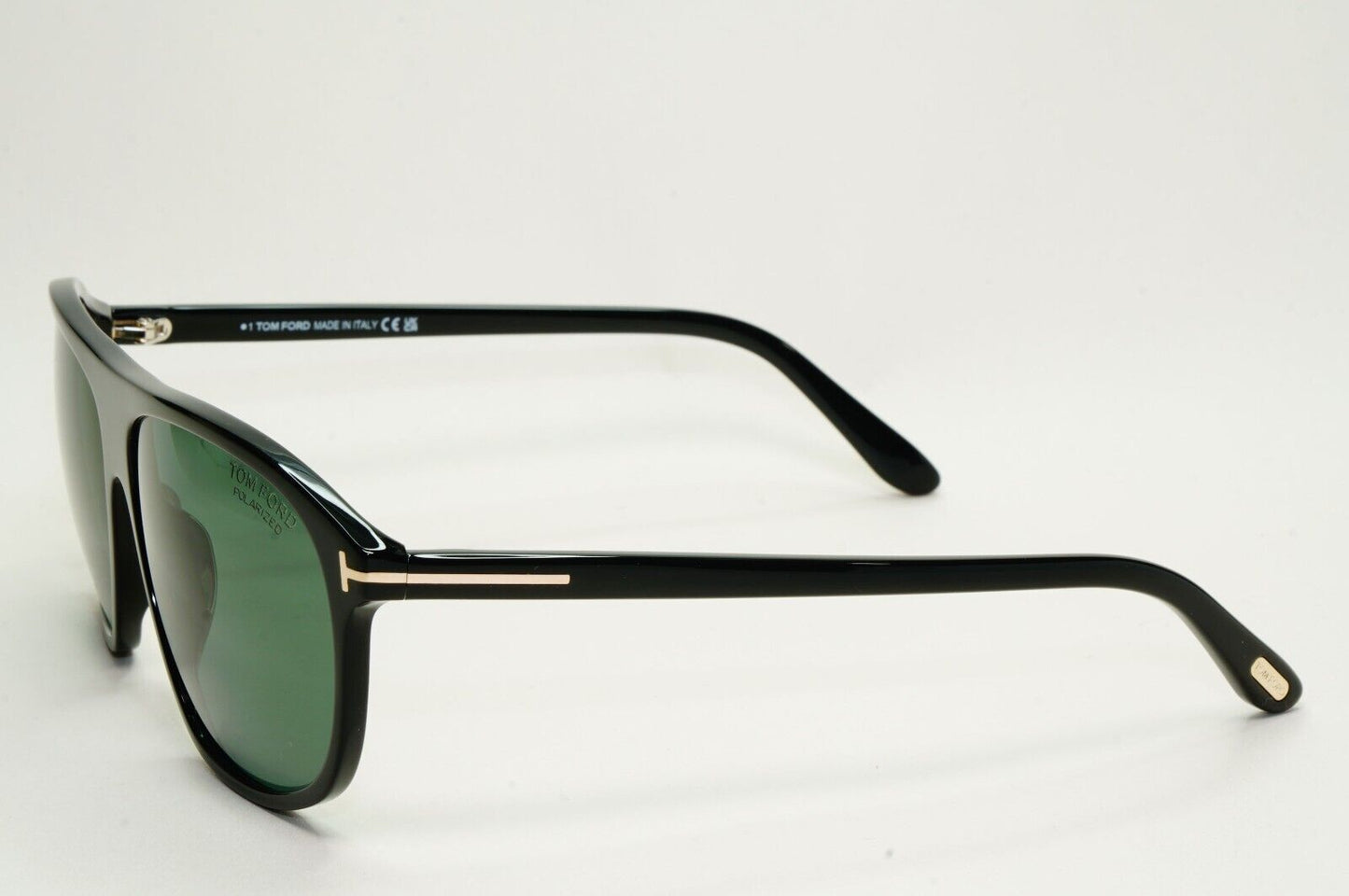 Tom Ford Sunglasses Prescott Polarised Black Green Square FT1027 TF 1027 01R