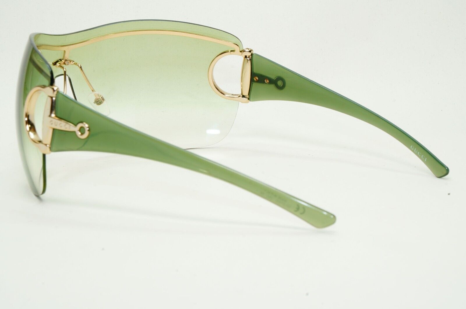 Gucci Sunglasses 2006 Vintage Green Transparent Horsebit GG 2711/S Z8C 291024