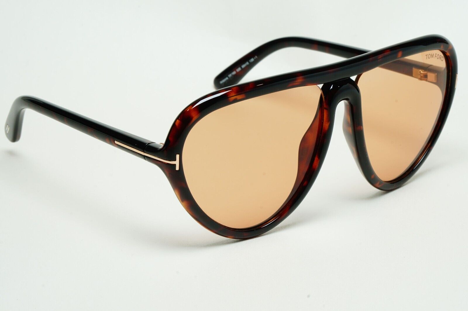 Tom Ford Sunglasses Arizona Brown Tortoise Teardrop Unisex FT0769 TF 769 52E