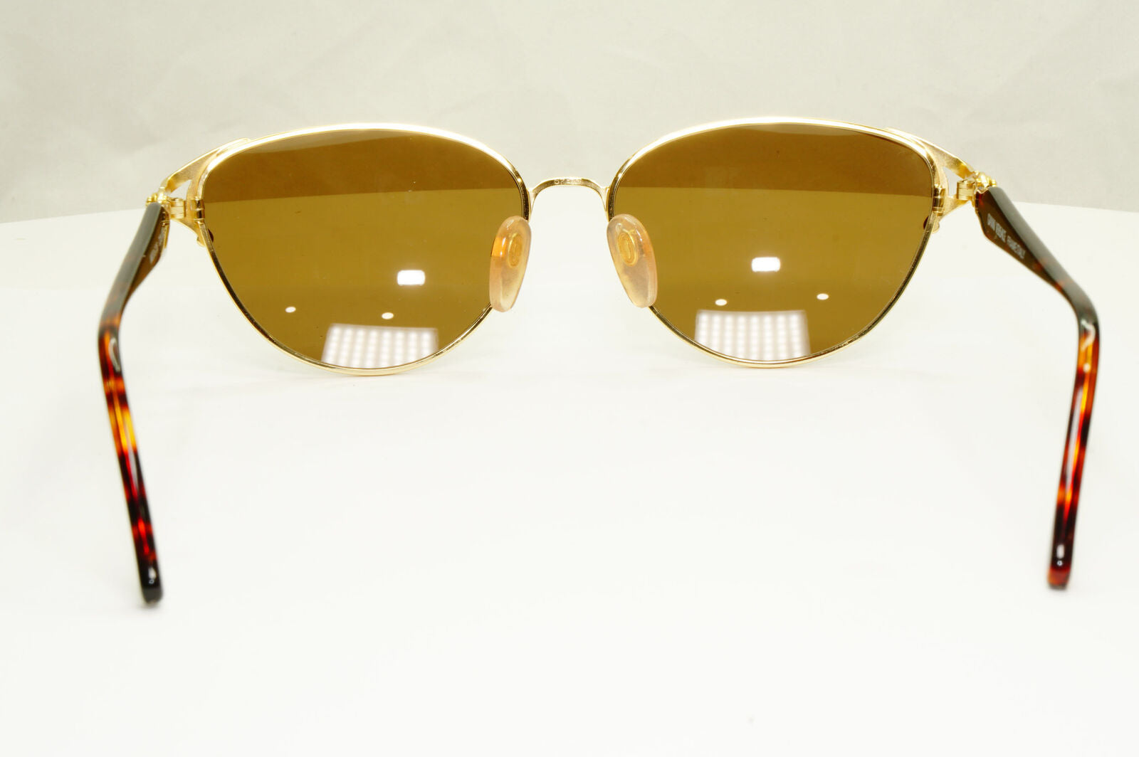 Gianni Versace 1995 Vintage Gold Medusa Brown Retro Sunglasses MOD G36 COL 03L