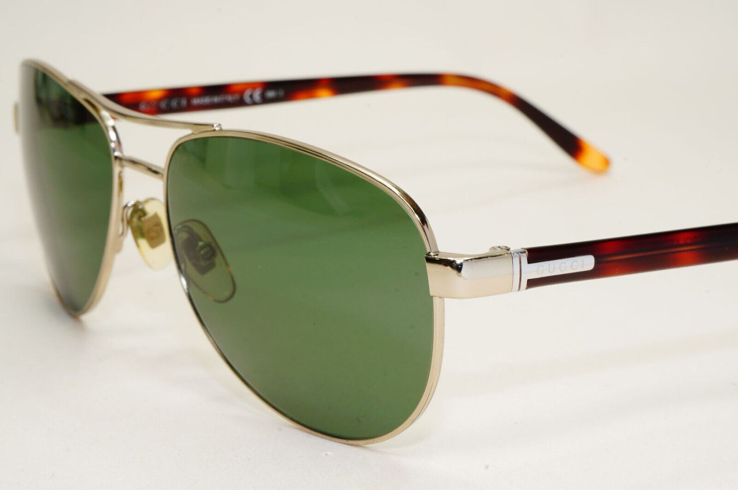 Gucci Sunglasses 2013 Vintage Gold Pilot Green Brown GG 2236/S 0WDY2 081124