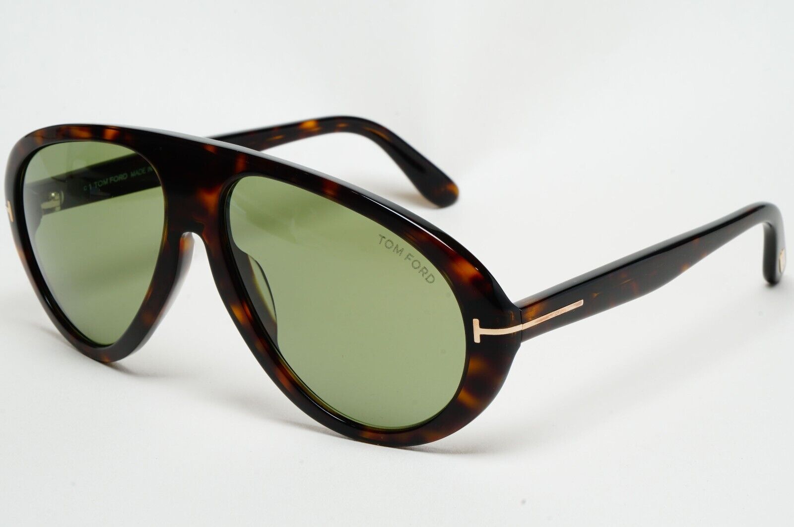 Tom Ford Sunglasses Camillo-02 Tortoiseshell Brown Green Unisex FT0988 TF988 52N