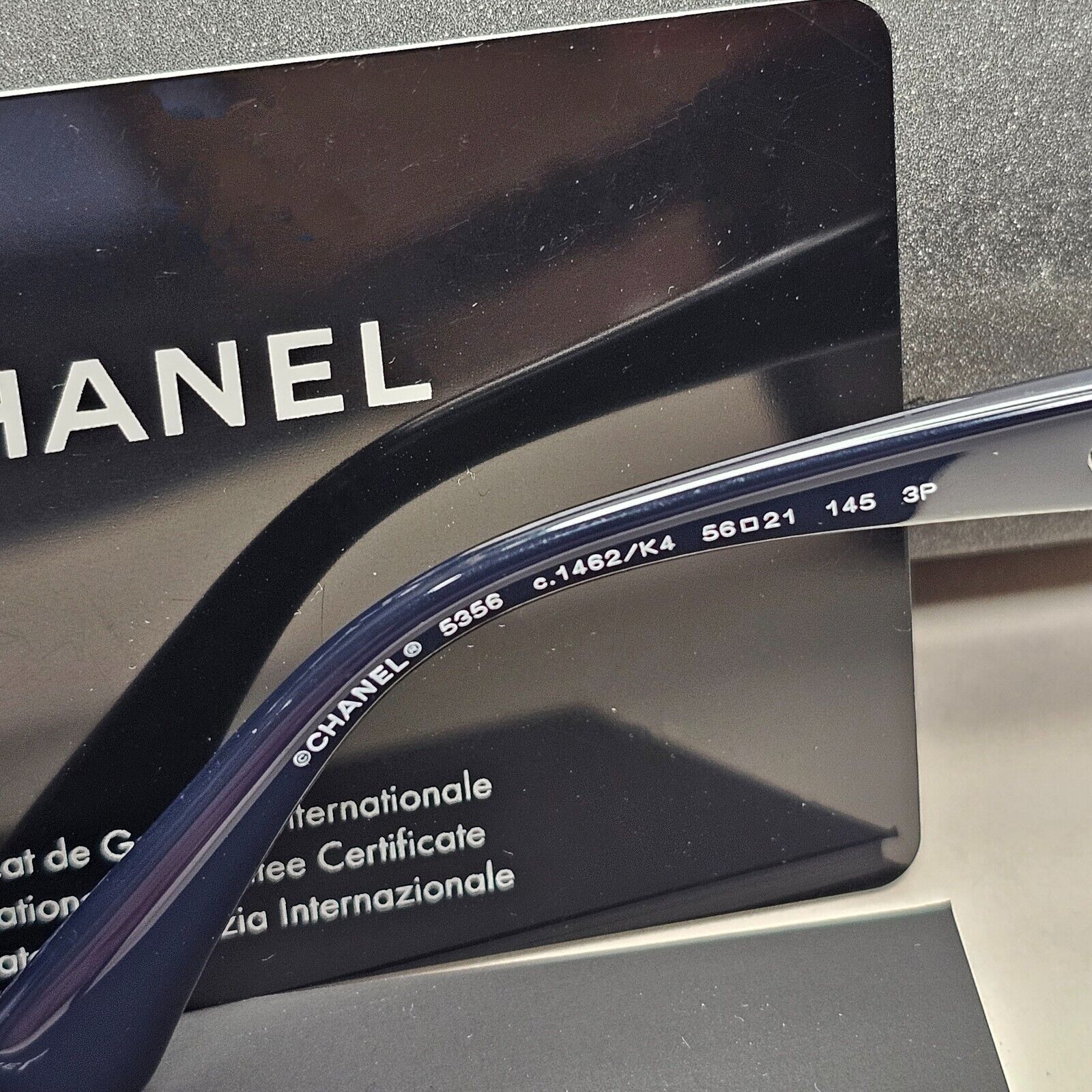 Chanel Sunglasses Polarised Dark Blue Gunmetal Gradient 5356 c.1462/K4 030824