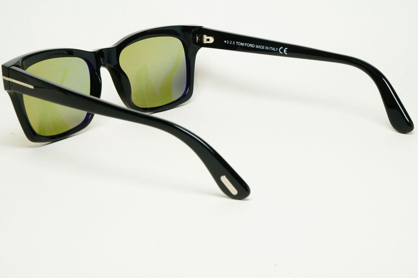 Tom Ford Sunglasses Frederik Black Glossy Green Square FT0494 TF 494 01N