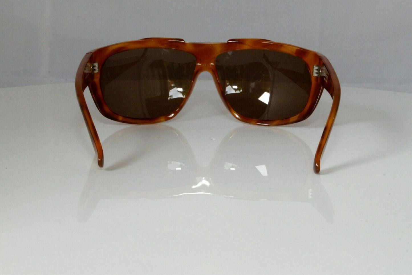 Authentic GIANNI VERSACE Vintage Sunglasses Brown Square HAVANA 816 863BO 27546