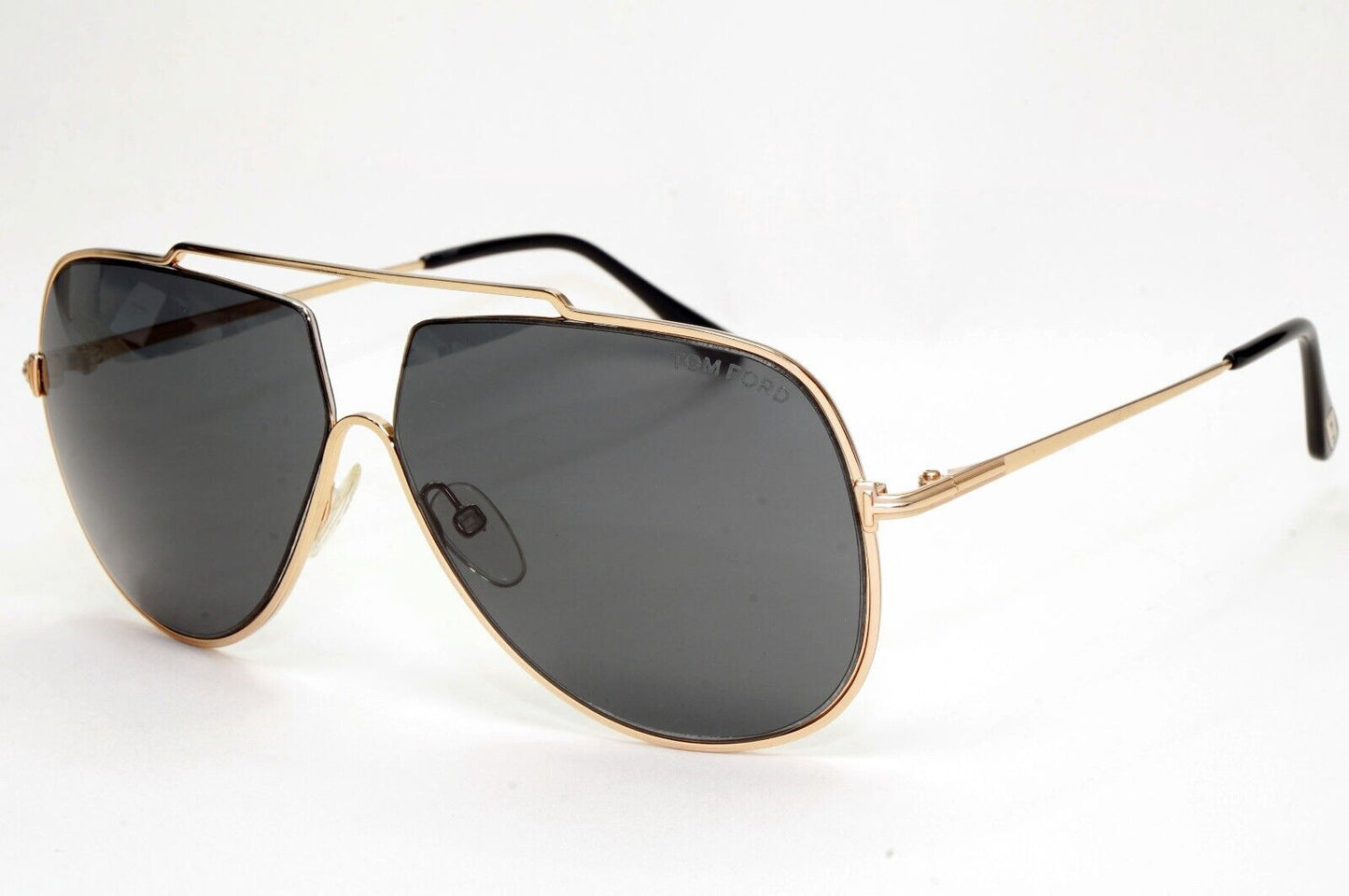 Tom Ford Sunglasses Chase-02 Gold Black Pilot Navigator FT0586 TF 586 28A 61mm