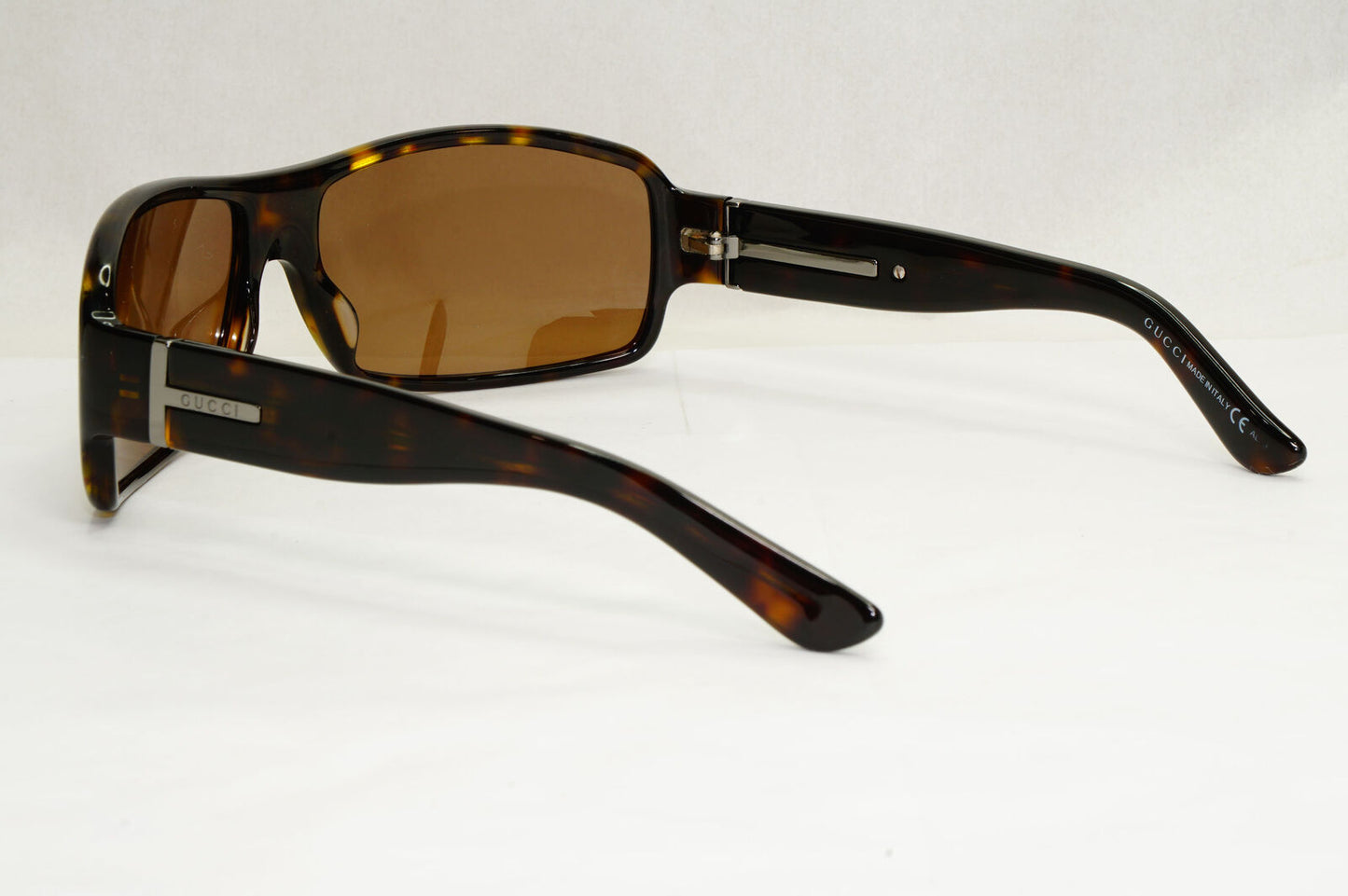 Gucci Sunglasses 2000 Vintage Brown Tortoise Wrap Square GG 1619/S 086X7 180124