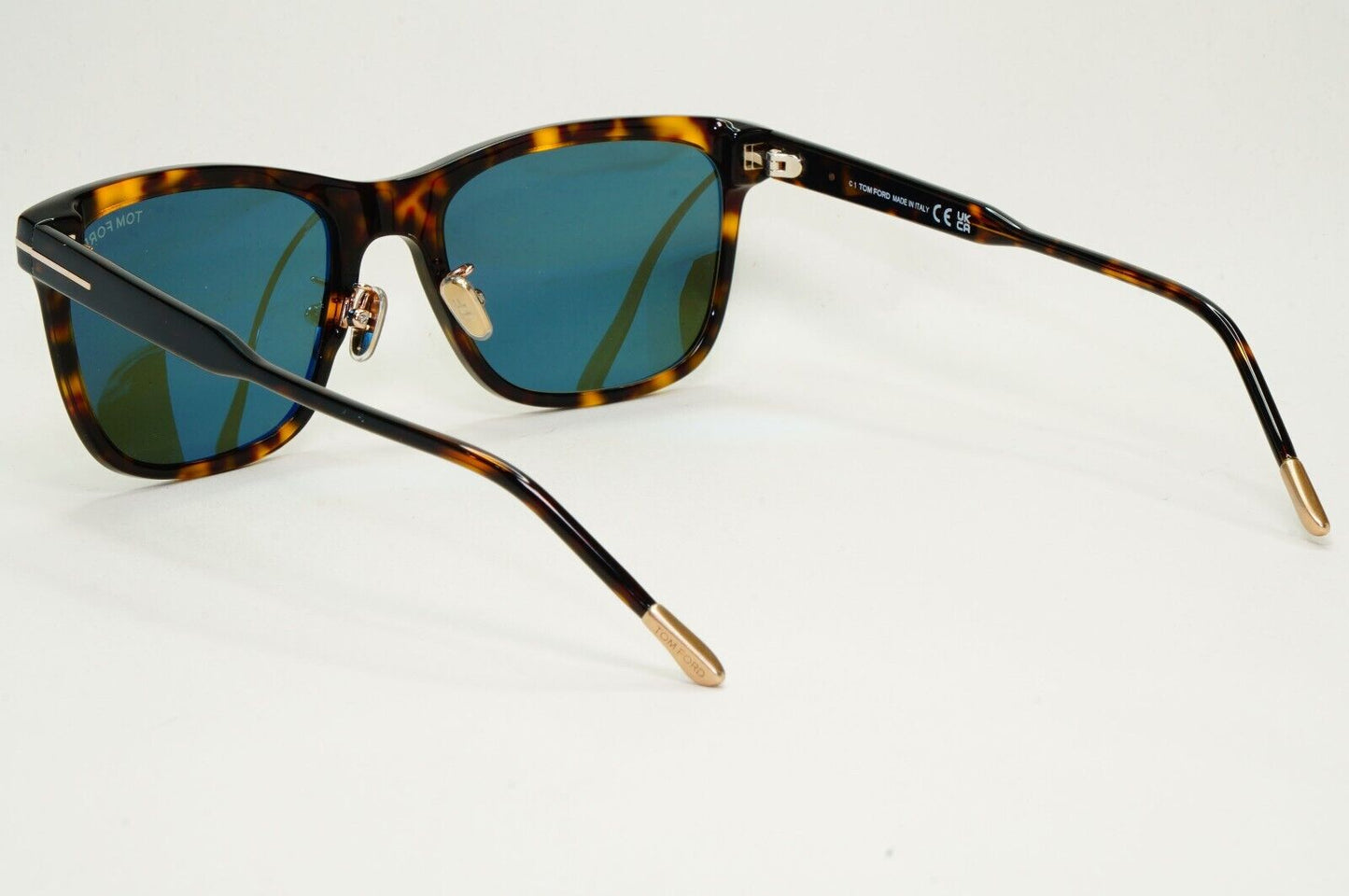 Tom Ford Sunglasses Brown Havana Tortoise Green Square FT0955-D TF 955-D 52N