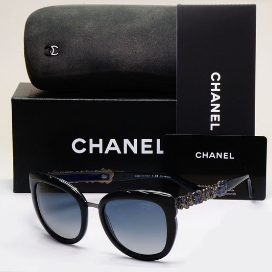 Chanel Sunglasses Polarised Dark Blue Gunmetal Gradient 5356 c.1462/K4 030824