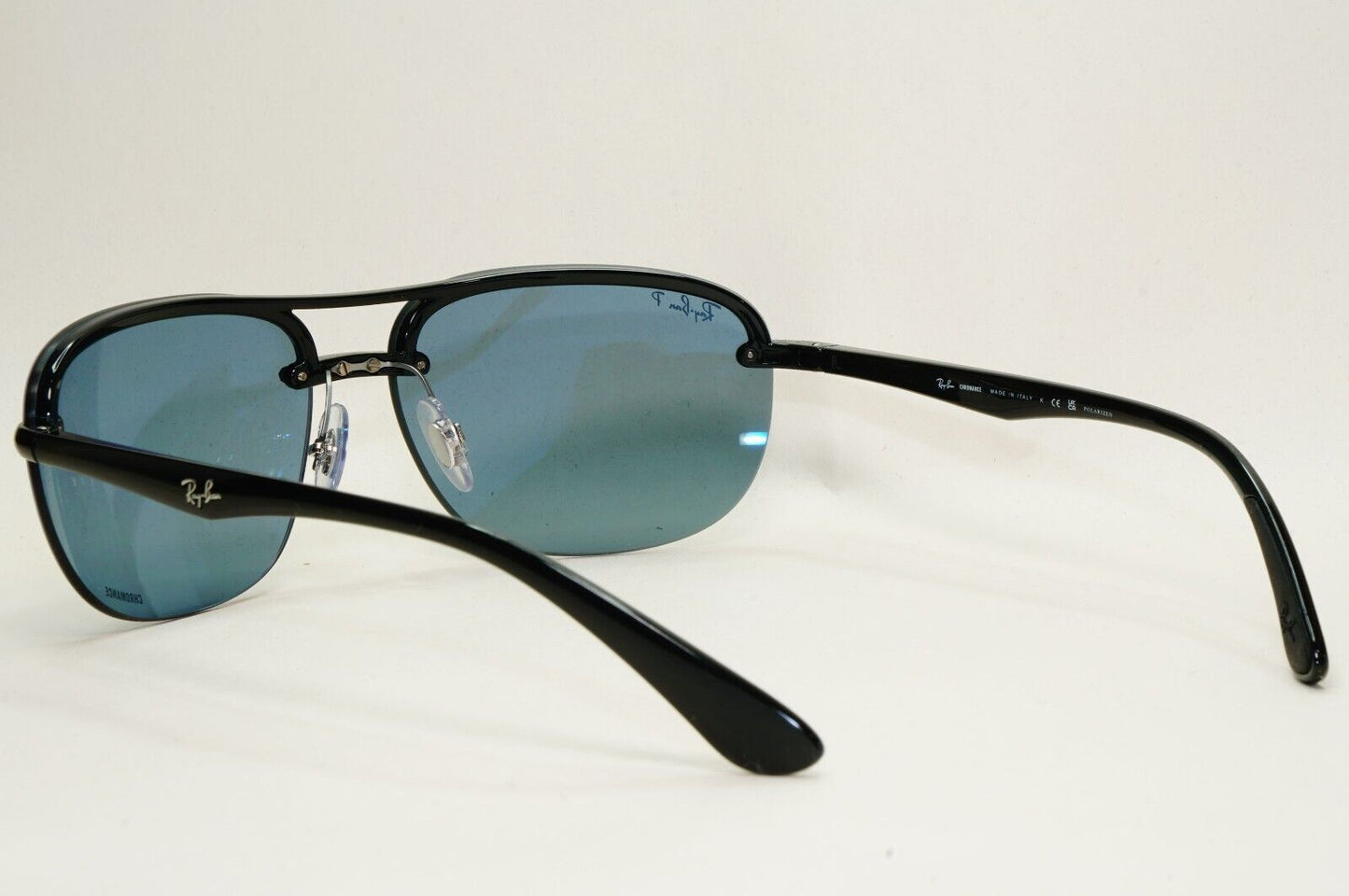 Ray-Ban Sunglasses Chromance Blue Polarised Black Pilot RB 4275-CH 601/BA 63mm