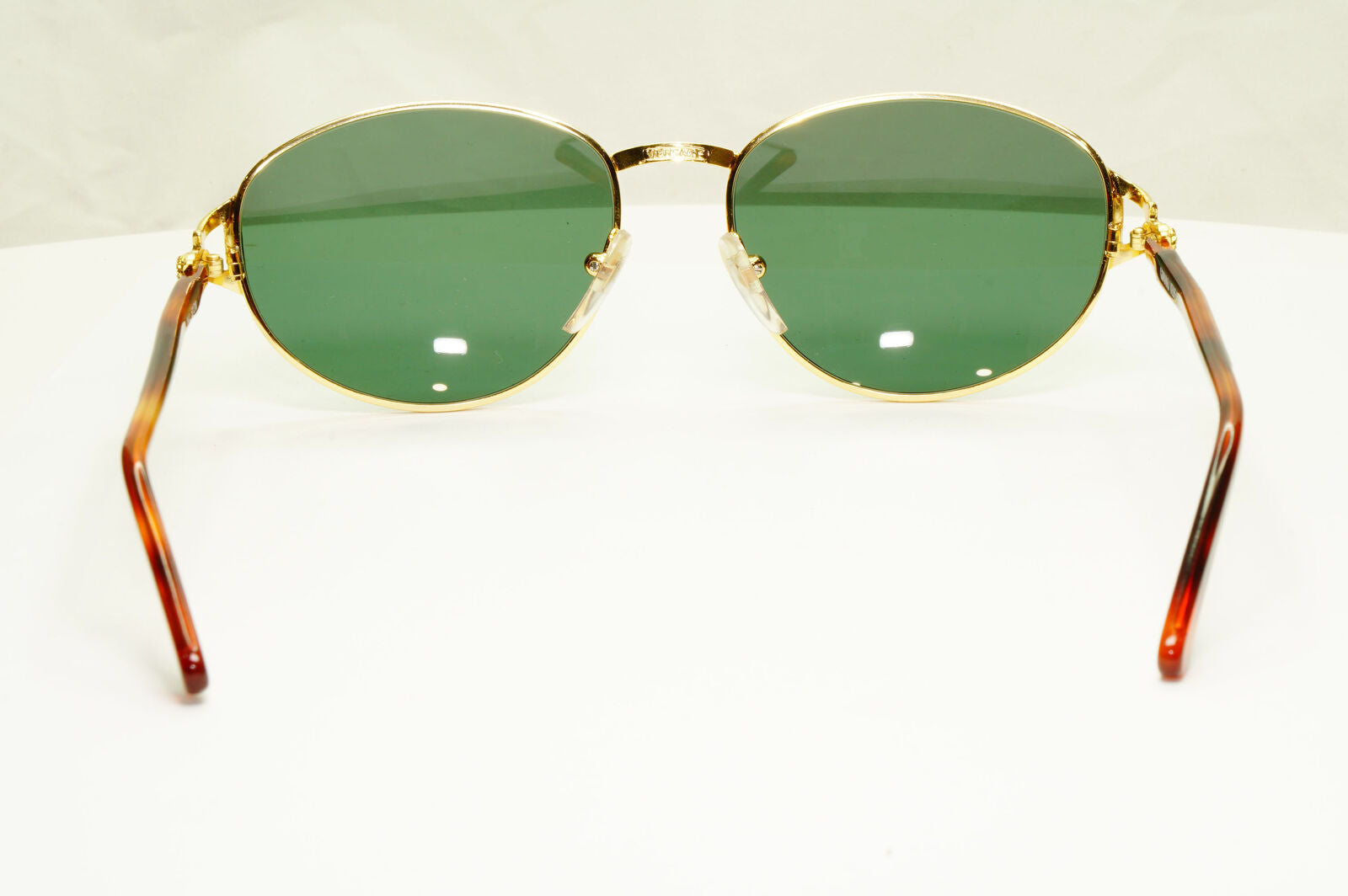 Gianni Versace 1995 Vintage Gold Medusa Green Brown Sunglasses MOD G28 COL 14L B