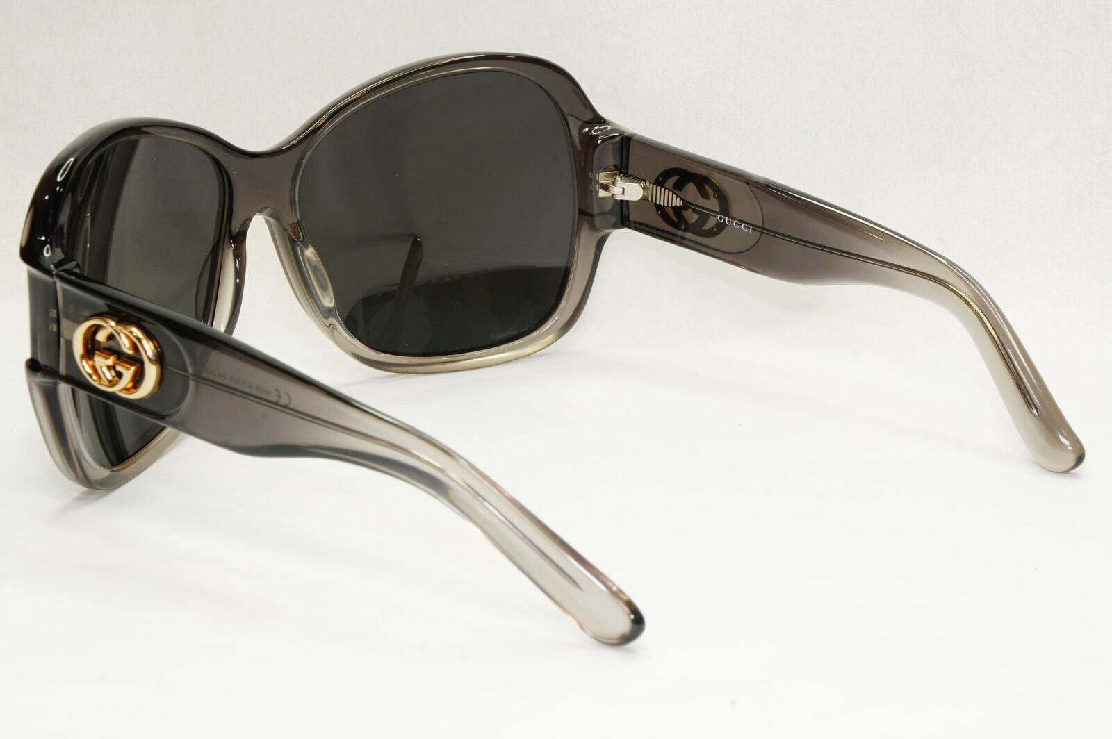 Gucci Sunglasses 2004 Vintage Grey Black Oversized Large GG 2934/S RHNS0 131223