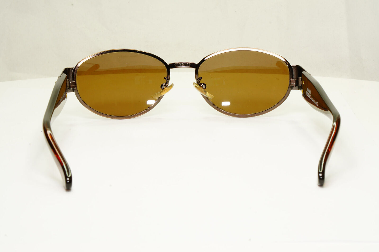 Gianni Versace 1996 Sunglasses Vintage Unisex Brown Copper GV MOD X11 COL 53M