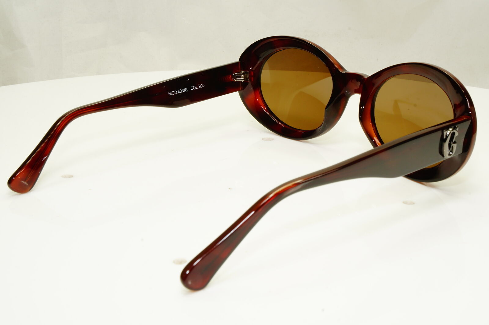 Gianni Versace 1996 Womens Vintage Brown Havana Sunglasses MOD 403/G COL 900