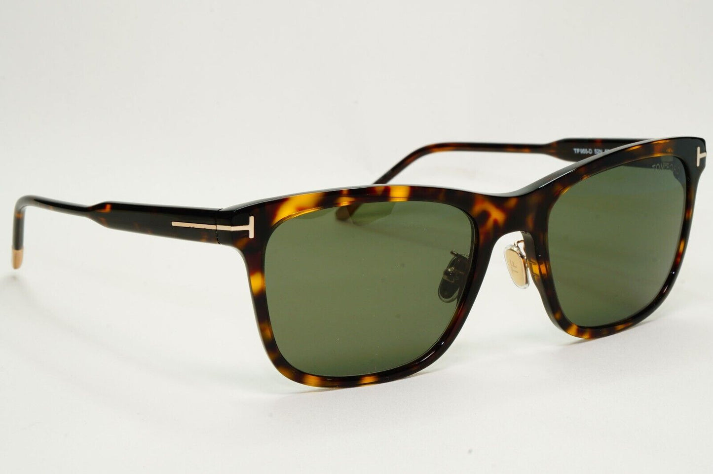 Tom Ford Sunglasses Brown Havana Tortoise Green Square FT0955-D TF 955-D 52N