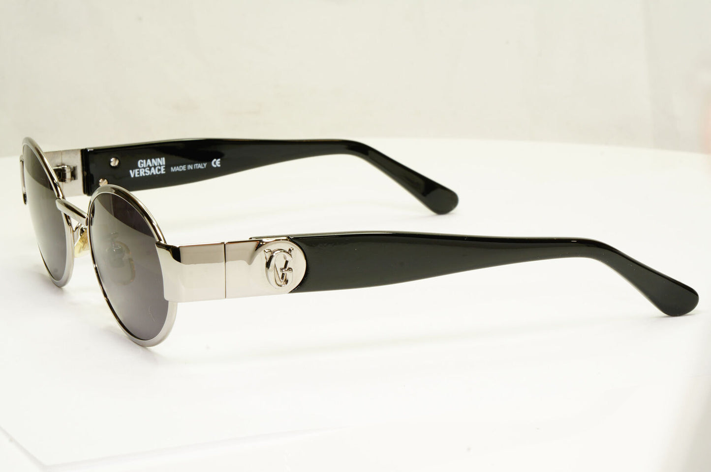 Gianni Versace 1996 Sunglasses Vintage Unisex Silver Metal GV MOD X09 COL 029