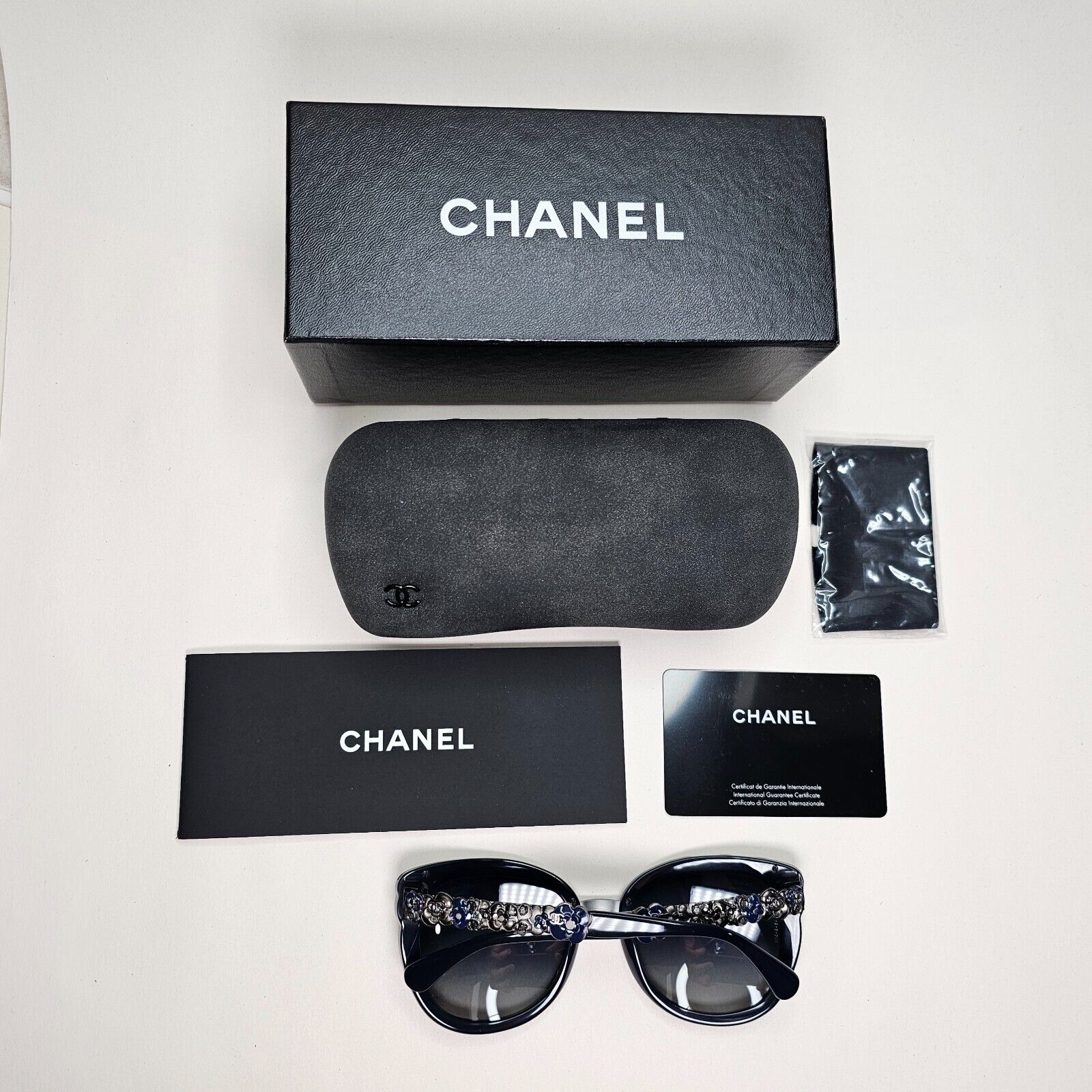 Chanel Sunglasses Polarised Dark Blue Gunmetal Gradient 5356 c.1462/K4 030824