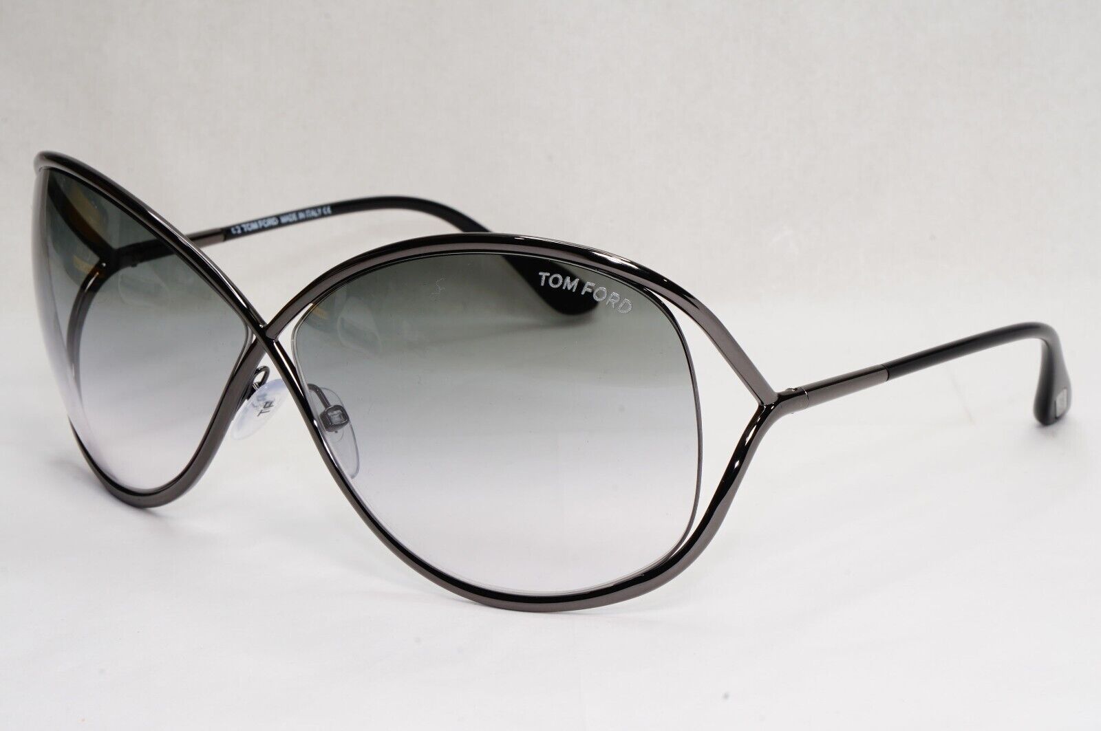 Tom Ford Sunglasses Miranda Gunmetal Gradient Grey Metal FT0130 TF 130 08B [A]