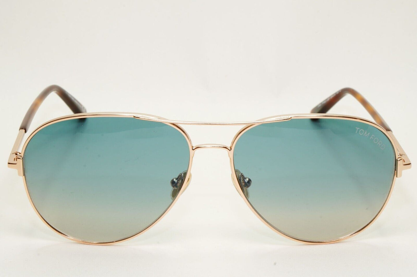 Tom Ford Sunglasses Clark Gold Blue Gradient Pilot Metal FT0823 TF 823 28P 59mm