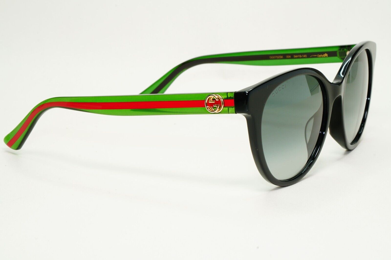 Gucci Sunglasses 2020 Black Green Red Grey Gradient GG0702SK 004 54mm 151024