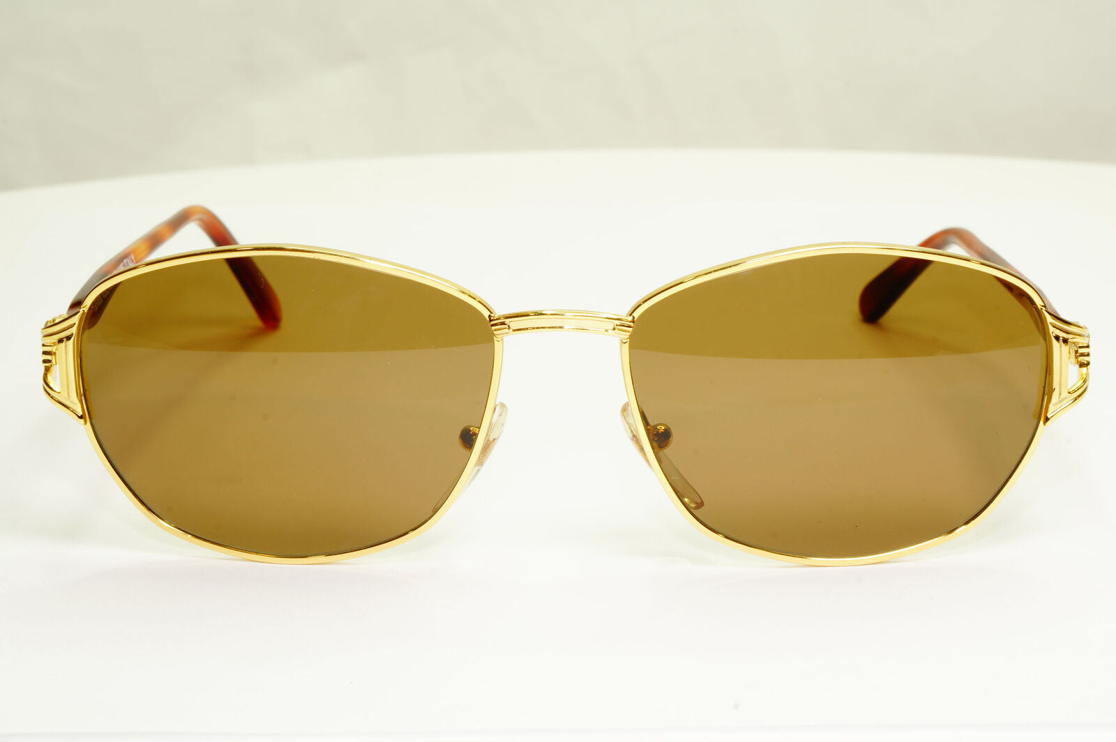 Gianni Versace 1995 Vintage Gold Medusa Brown Retro Sunglasses MOD G29 COL 19L